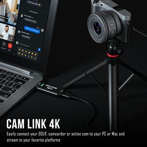 Carte de capture externe <span class=keywords><strong>Cam</strong></span> <span class=keywords><strong>Link</strong></span> 4K <span class=keywords><strong>USB</strong></span> 3.0 HDMI, captureur vidéo 2K50 1080p60 à faible latence pour le jeu, le streaming en direct, OBS, Twitch - Product Image 2