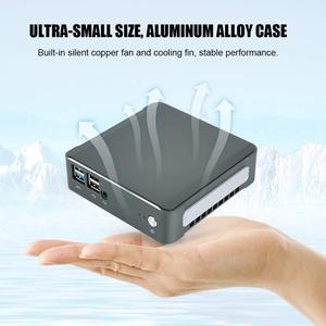 MU01 a prueba de polvo y resistente al agua Mini PC Gaming Zero Noise Fanless Portable Mini PC Con baja potencia y tamaño de bolsillo pequeño enchufe de EE. UU. - Product Image 4