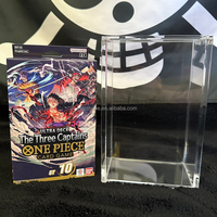 SHP Acrylique One Piece Booster Box Jeu de cartes Anglais Trois Capitaines Rassemblement pour Ultimate Captains Starter Deck ST-10 ST-13 Case