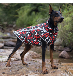 Abrigo de camuflaje de invierno para perros grandes, chaqueta acolchada reflectante a prueba de viento, ropa cálida para mascotas al aire libre - Product Image 2
