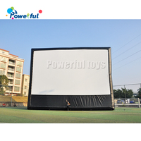 Écran de projection gonflable personnalisé d'usine de la Chine Air Blow up écran de cinéma gonflable portable/gonflables publicitaires