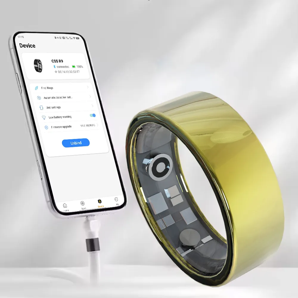 2024 The new fitness ring smart ring healthy blood oxygen sleep heart rate step monitoring multiple exercise mode photography
