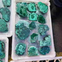 Vente en gros de plaques de malachite polies de haute qualité, cristal de guérison Reiki, plaque de malachite brute pour cadeaux