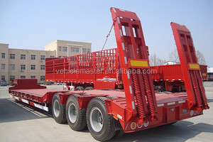 Xe Thạc Sĩ 3 4 Trục Tiện Ích Trailer Có Thể Tháo Rời Cổ Ngỗng Thấp Giường Thấp Nhiệm Vụ Nặng Nề Hàng Hóa Xe Tải Trailer Bán - Product Image 2
