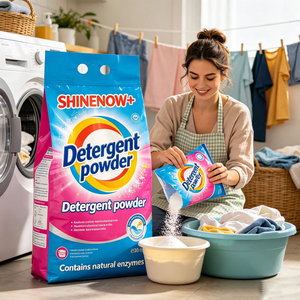 Échantillon Gratuit – Poudre à Lessiver en Gros à Faible/Élevée Densité pour la Fabrication en Vrac – Produits de Nettoyage Domestique – Détergent - Product Image 2