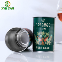 Verres à vin et à cocktail personnalisés de haute qualité avec logo imprimé, emballages en métal, canettes à eau, canettes rondes en fer