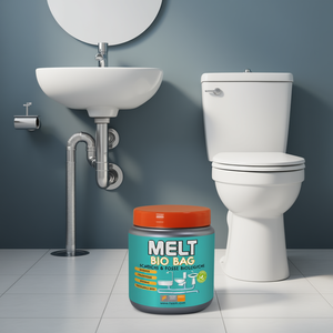 Poudre nettoyante pour canalisations Melt Bio Bag 6x50g pour canalisations biologiques - Product Image 2