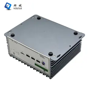 YENTEK Embedded Computer Intel I3 I5 I7 Industrial Mini PC 6 COM 2 DDR4 2 Gigabit Ethernet Fanless Industrial Computer