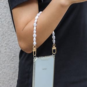 Coque <span class=keywords><strong>de</strong></span> téléphone universelle en perles Lanière à bandoulière <span class=keywords><strong>pour</strong></span> téléphone Anti-chute Perles rondes perlées <span class=keywords><strong>Collier</strong></span> à bandoulière <span class=keywords><strong>pour</strong></span> téléphone portable - Product Image 4