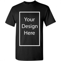 T-shirt personnalisé à coupe carrée, 250 GSM, coton, unisexe, col rond, manches courtes