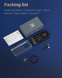 Dispositif de traduction VORMOR Z16, 150 langues, dictionnaire électronique intelligent, <span class=keywords><strong>chinois</strong></span>, anglais, <span class=keywords><strong>traducteur</strong></span> vocal instantané en ligne - Product Image 6