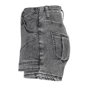 Bettergirl Wholesale New Asymmetrical Gray <strong>Culottes</strong> De Femmes Casual Jean <strong>Short</strong> Denim <strong>Shorts</strong> for Women - Product Image 3
