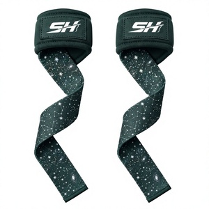Sangles de musculation premium pour poignets, amélioration de la préhension forte et ferme lors de la musculation, sangles de levage légères et portables - Product Image 1