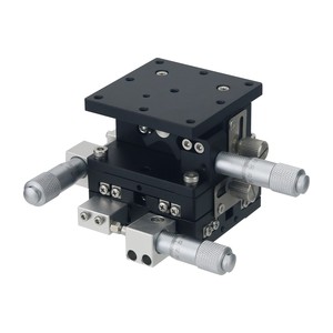 LD60-LM 60x60mm/2.4x2.4 "XYZ trục trượt giai đoạn Hướng dẫn sử dụng bàn trượt với micromet tay trái - Product Image 4