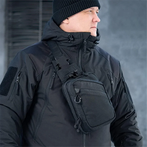 Sac à bandoulière tactique en nylon avec étui dissimulé pour transport CCW, outils EDC, sac de poitrine, style tendance - Product Image 3