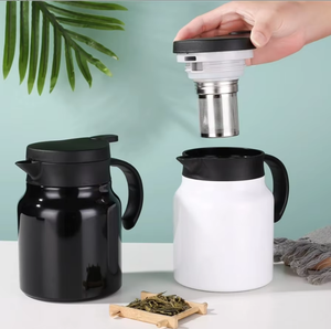 1000ml 316 Stainless Steel Vacuum Insulated <strong>Teapot</strong> &amp; Teakettle with 12-24 Hours <strong>Thermal</strong> Insulation for Office Use - Product Image 4