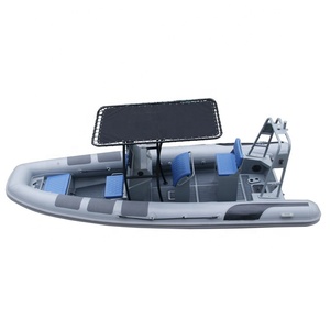 عالية الكمية 20ft RHIB 620 العميق V الألومنيوم ضلع Hypalon PVC قوارب مطاطية - Product Image 2