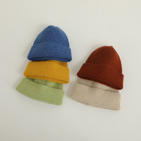 Gorros de Punto Personalizados con Bordado de Colores Dulces, Gorros para Niños y Niñas, Bebés y Niños Pequeños