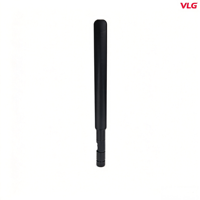 Antena Omni Karet Polarisasi Vertikal 4G LTE 90 Derajat dengan Konektor Male untuk Modul Router Nirkabel Gateway IoT