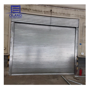 Portes <span class=keywords><strong>de</strong></span> <span class=keywords><strong>garage</strong></span> automatiques électriques ignifugées UL <span class=keywords><strong>de</strong></span> haute qualité, portes à enroulement en acier galvanisé résistant aux ouragans pour sortie - Product Image 3