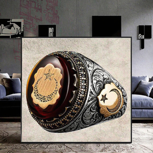 แหวนแฟชั่นทันสมัยสำหรับผู้ชายและผู้หญิง บู๋หลัว เมน ทำจากเงินแท้ ดีไซน์ใหม่ ของขวัญสำหรับทุกเพศ ประดับเพชรซิร์คอน สไตล์คลาสสิก รุ่นโมเดล - Product Image 3