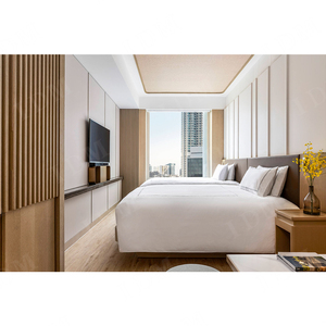 Nội THẤT PHÒNG NGỦ khách sạn đặt 5 sao gỗ hiện đại tùy chỉnh kích thước giường cho căn hộ và biệt thự sử dụng - Product Image 4