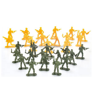 Lindo Mini plástico estático soldados conjunto juguetes traje militar para niños - Product Image 2