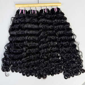 Paquetes de cabello rizado birmano camboyano virgen 100% de Vietnam Cabello rizado doble con estilo rizado - Product Image 2