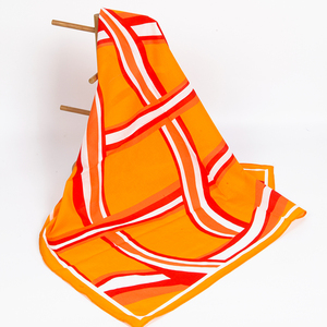 Foulard carré personnalisé 100 % coton, imprimé, doux, pour usage quotidien ou comme cadeau - Product Image 5