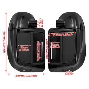 Pièces de moto, boîte à outils pour la partie avant de la moto, adaptée à la modification du carénage avant de Harley, boîte à outils pour protège-jambes - Product Image 5