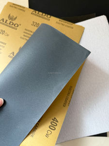 Papier abrasif pour bords de cuir, grain 400, 230x280mm, pour lisser et chanfreiner les bords coupés de cuir dans les projets <span class=keywords><strong>d</strong></span>'artisanat - Product Image 5