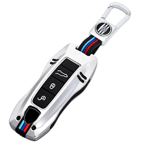 รถ Key Case สำหรับ Porsche Cayenne 958 911 <span class=keywords><strong>Lepin</strong></span> 996 Macan Panamera 997 944 924 987 987 Gt3 Cayman 987 Auto ผู้ถือ Shell Cover - Product Image 3