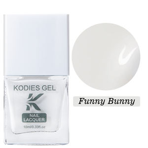 Laque à <span class=keywords><strong>ongles</strong></span> blanc laiteux <span class=keywords><strong>durcisseur</strong></span> naturel séchage rapide <span class=keywords><strong>ongles</strong></span> fortifiant croissance <span class=keywords><strong>vernis</strong></span> marque privée/Logo drôle lapin <span class=keywords><strong>ongles</strong></span> soin - Product Image 4