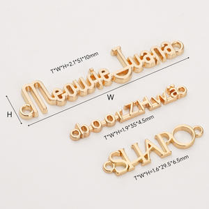 Purse Hat Accessories <strong>Custom</strong> <strong>Metal</strong> <strong>Clothing</strong> <strong>Labels</strong> Swimwear Sewing <strong>Metal</strong> Garment <strong>Labels</strong> Gold <strong>Metal</strong> Letters Logo For Clothes - Product Image 2