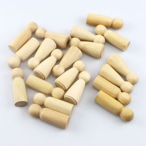 Juego de 20 Muñecas de Madera sin Acabado para Proyectos de Manualidades y Decoraciones Creativas, Venta al por Mayor, Dropshipping - Product Image 3