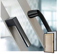 Fenêtre moderne en aluminium à ouverture oscillo-battante avec design à persiennes roulantes, fonction insonorisante et quincaillerie en acier inoxydable pour la maison et le bureau