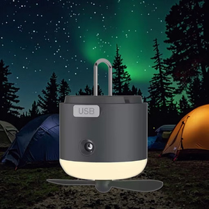 आउटडोर हाइकिंग कैंपिंग उत्पाद सेट, कैंपिंग लालटेन लाइट, मच्छर सरीसृप समारोह के साथ उपकरण के प्रशंसक - Product Image 1