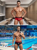 Caleçons Boxers Brillants pour Hommes en Latex et Spandex Couleur Unie, Taille Basse Élastique, Grande Taille, pour Tenue Quotidienne Décontractée