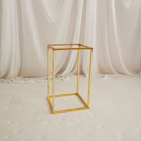 4 tailles de supports de table amovibles en métal doré pour fleurs de mariage Décorations de table Vase Centres de table de mariage Décorations de scène