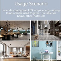 Module d'interrupteur intelligent Wi-Fi Tuya 10A, compatible avec le contrôle bidirectionnel, interrupteur de lumière à intensité variable 1 canal, fonctionne avec Alexa Google Home