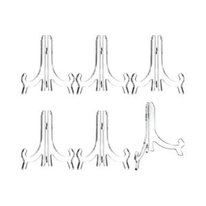 迷你亚克力6包7英寸透明书架画架板展示架相框支架支架 - Product Image 1