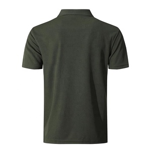 เสื้อโปโลเล่นกอล์ฟของผู้ชายเสื้อยืดเล่นกอล์ฟผ้าคอตตอนออร์แกนิกกันแบคทีเรียแห้งเร็วสั่งพิมพ์ลายได้ตามต้องการ - Product Image 6