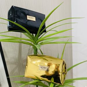 Metallic PU Cosmetic <b>Bag</b> Large Capacity <b>Makeup</b> <b>Bags</b> Fashion Custom Logo Toiletry <b>Bag</b> <b>for</b> Women <b>Travel</b> Outdoor - Product Image 1
