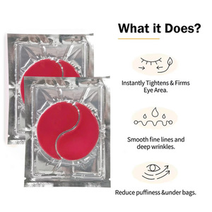 Masque pour les yeux en gel rouge 12g, anti-rides, hydratant, pour le soin des yeux - Product Image 4