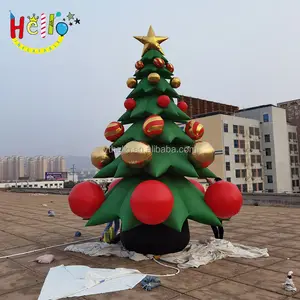 Indoor Outdoor Yard Riesen aufblasbare Weihnachts bäume für Weihnachts fest Dekorationen