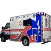 Nouvelle ambulance médicale CLW diesel automatique 4x4, norme EURO 6, longueur 3-8m, plusieurs marques de châssis personnalisables