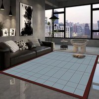 Tapis de sol en velours cristal à poils épais, motif feuilles tropicales, style luxueux, avec dos antidérapant pour salon et maison