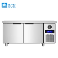 Congélateur commercial sous comptoir, refroidisseur en acier inoxydable, table de travail de comptoir, réfrigérateur, établi, congélateur sous comptoir