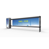 Barrière publicitaire automatique pour le contrôle d'accès des véhicules dans les parkings