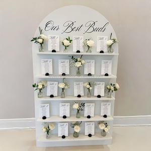 LEDA Table Card Seating Chart Shelf Backdrop Stand Champagne Wall <strong>Arch</strong> for <strong>Wedding</strong> Events Party <strong>Decoration</strong> - Product Image 1
